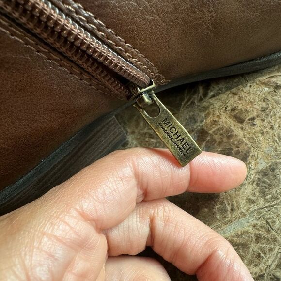 Michael By Michael Shannon Bootie Boots Sz 8 Brown​ - Picture 11 of 12